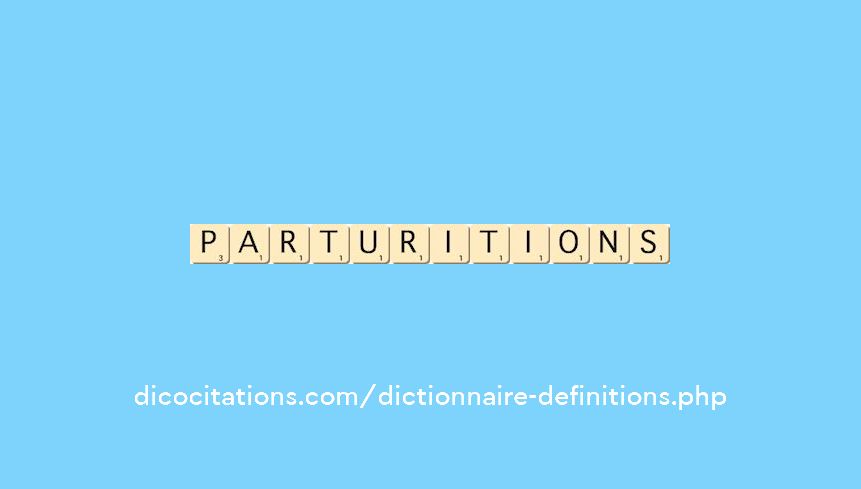 parturitions