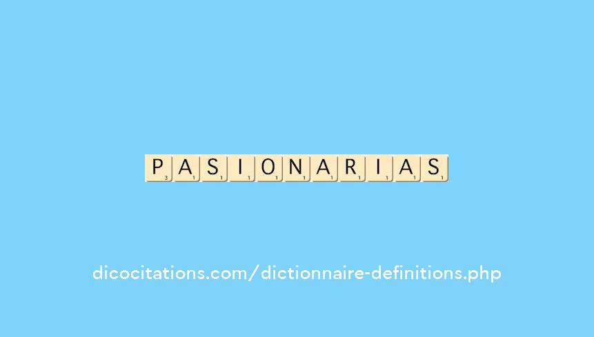 pasionarias pasionarias