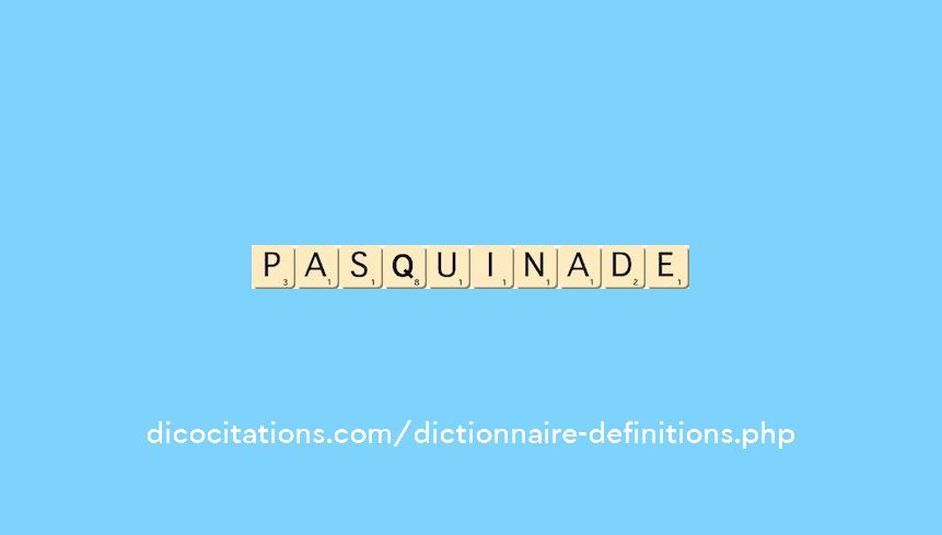 pasquinade