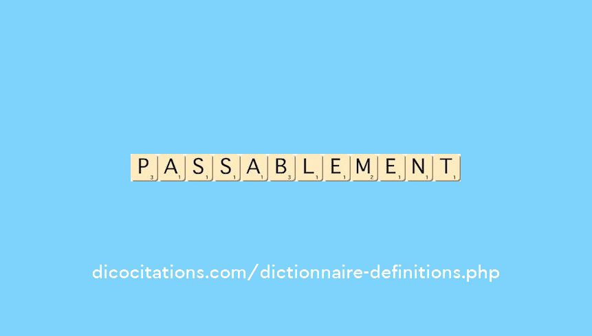passablement