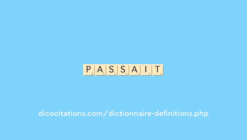 passait