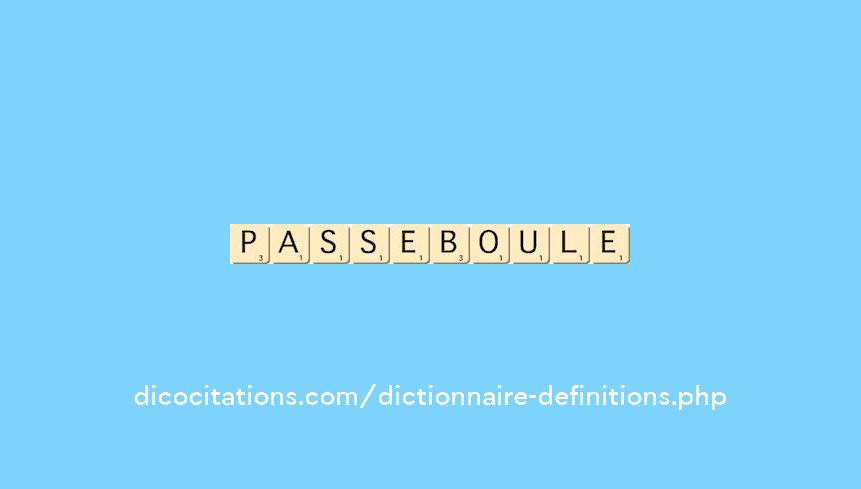 passe-boule passe-boule
