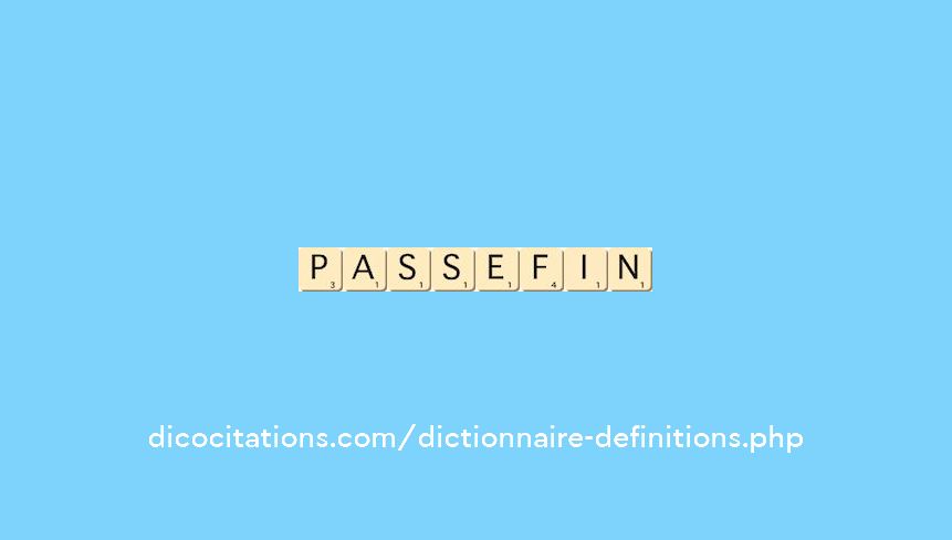 passe-fin