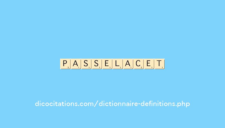 passe-lacet