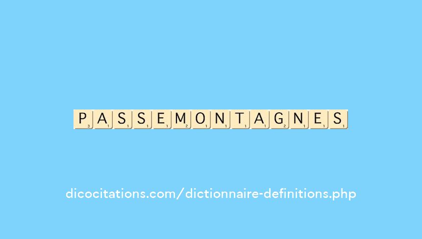 passe-montagnes passe-montagnes