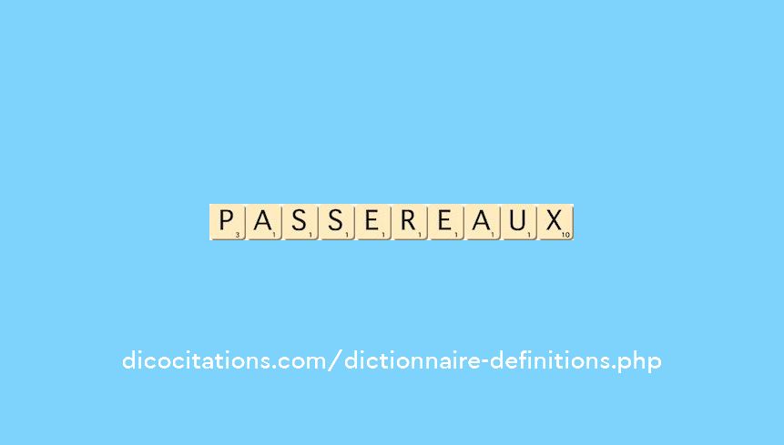 passereaux passereaux