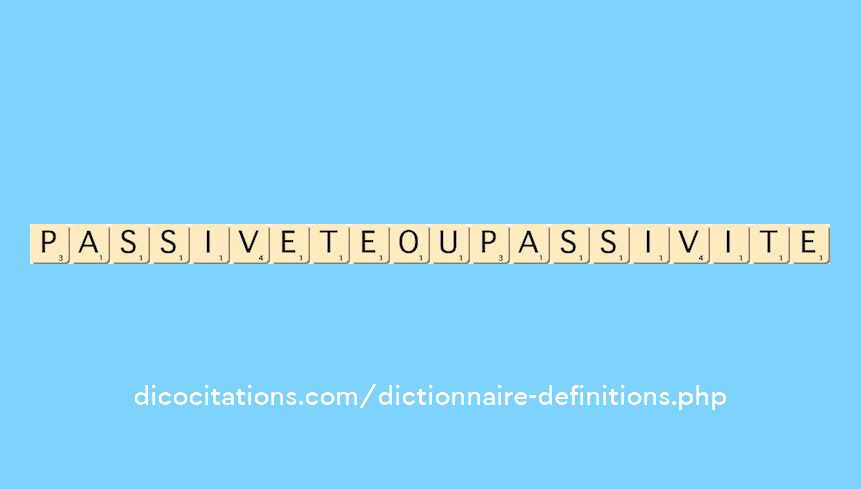 passivete-ou-passivite