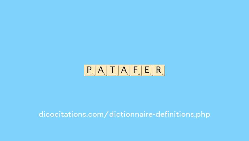 patafioler