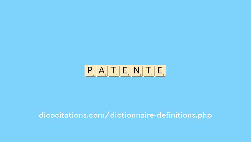 patente