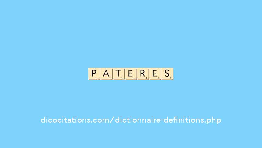 pateres pateres
