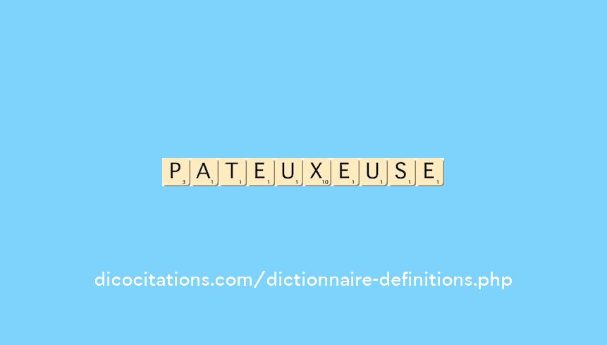 pateux--euse
