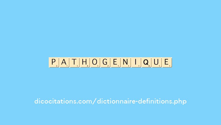 pathogenique pathogenique