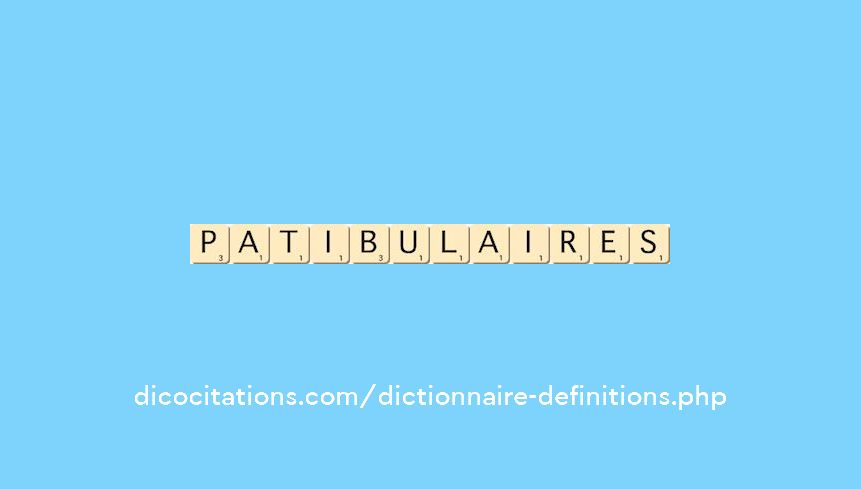 patibulaires patibulaires