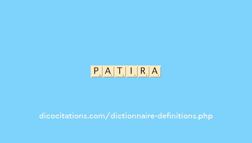 patira patira