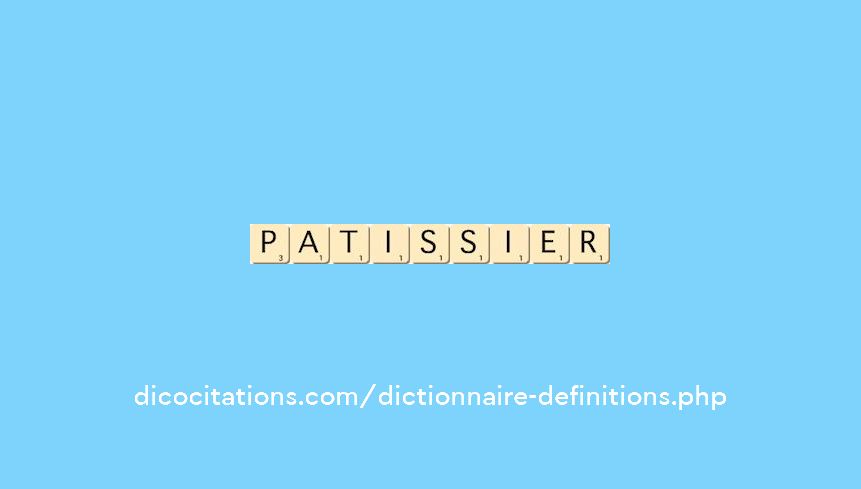 patissier patissier
