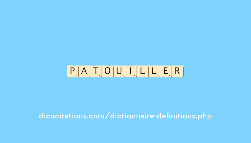 patouiller