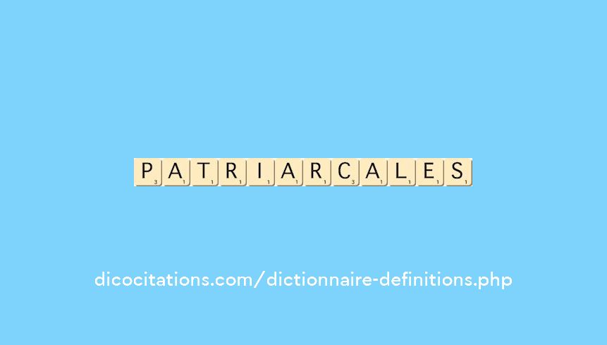patriarcales patriarcales