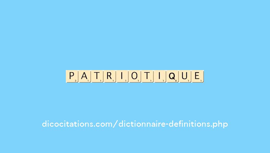 patriotique patriotique
