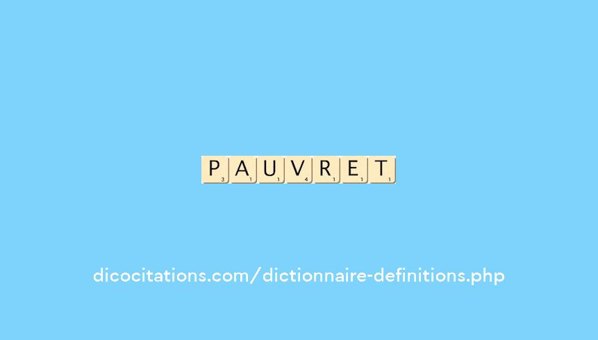 pauvret pauvret