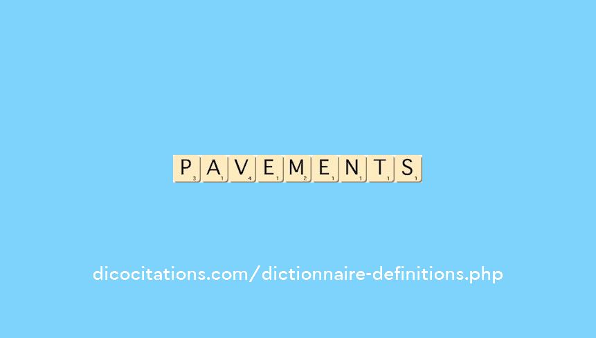pavements pavements