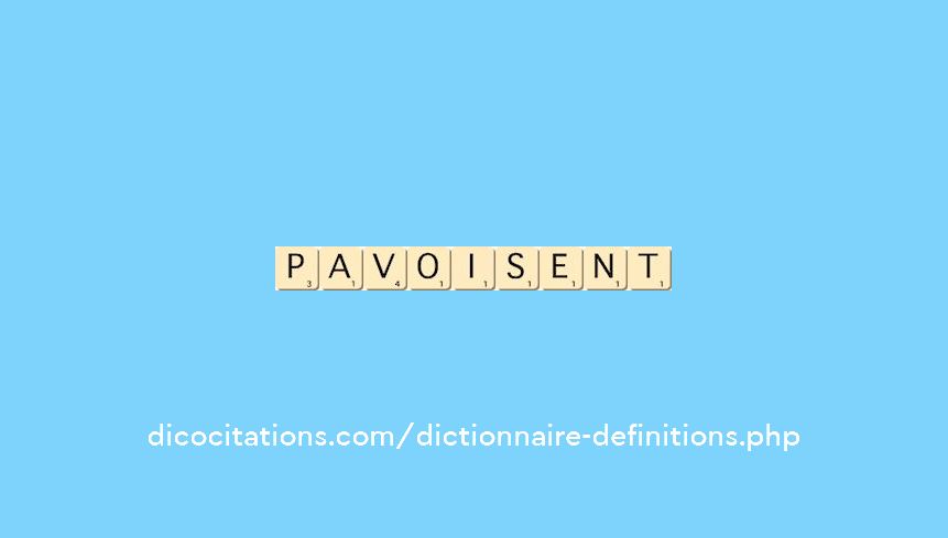 pavoisent pavoisent