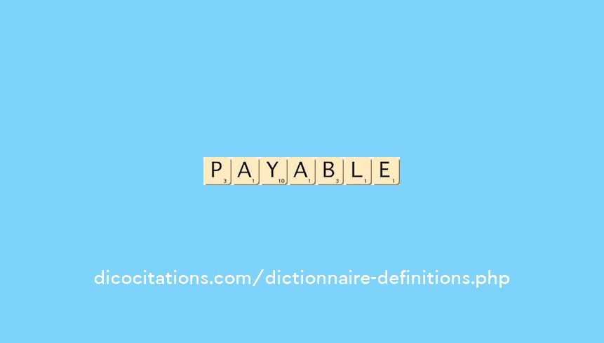 payable