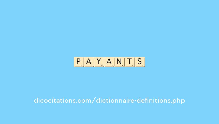 payants payants