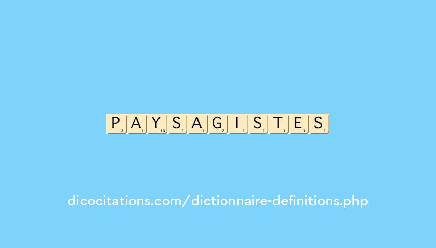 paysagistes