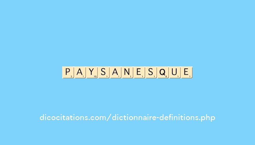 paysanesque