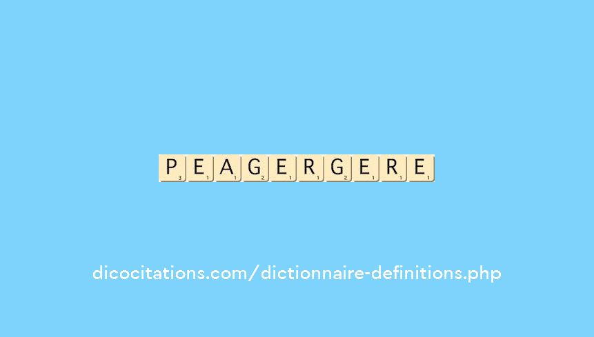 peager--gere