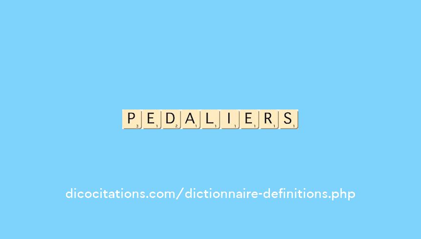 pedaliers pedaliers