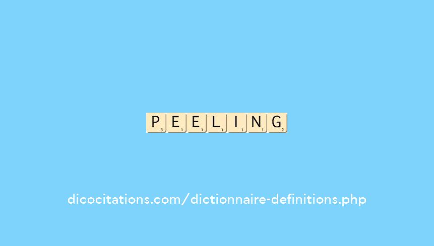 peeling peeling