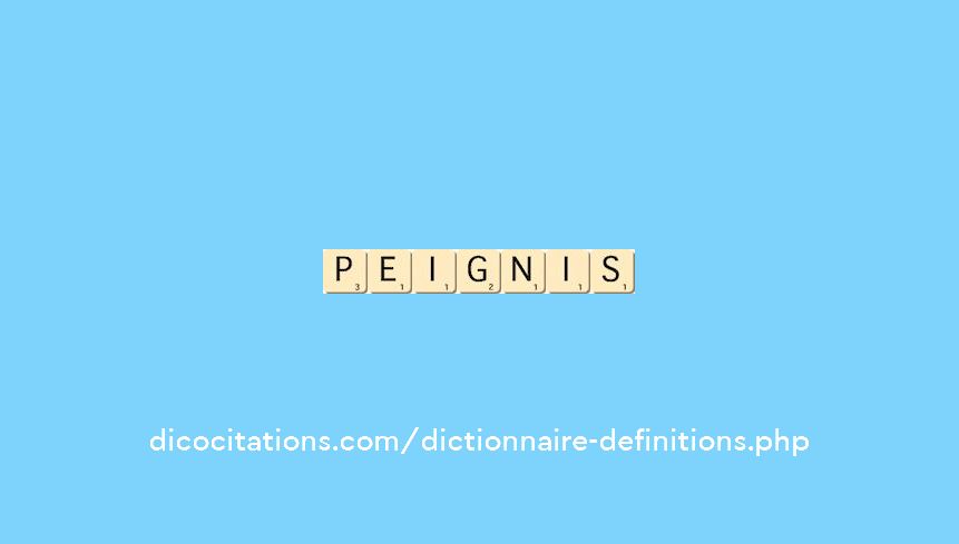 peignis peignis