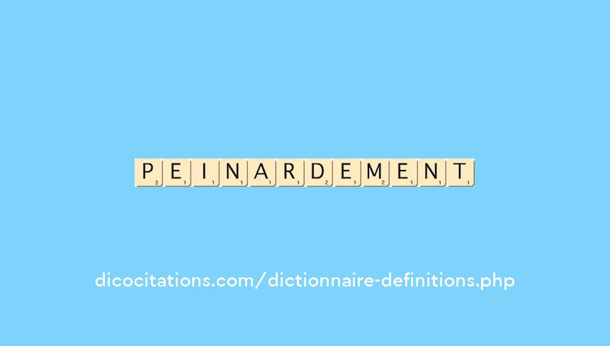 peinardement peinardement