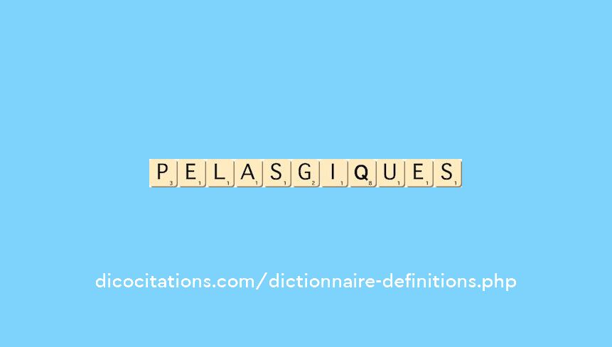 pelasgiques pelasgiques