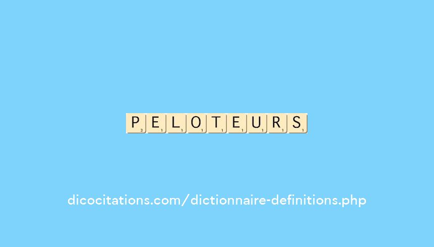 peloteurs