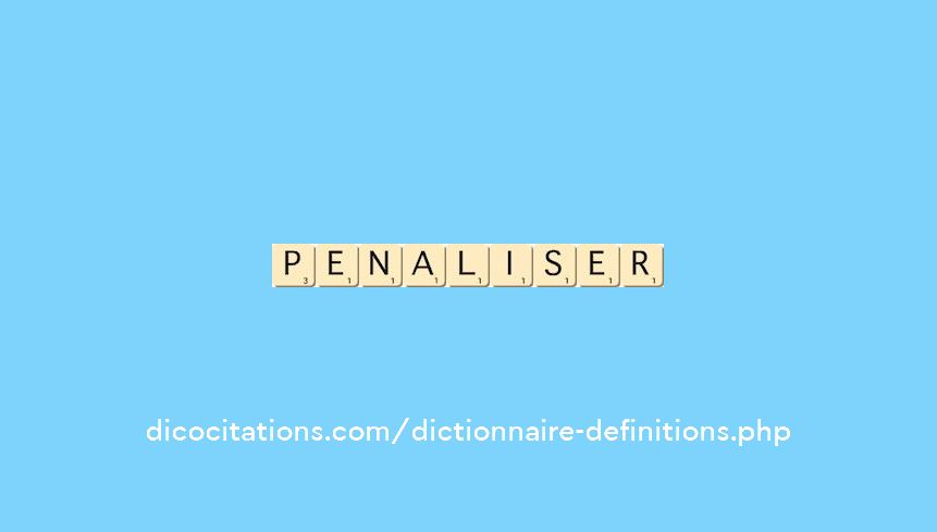 penaliser