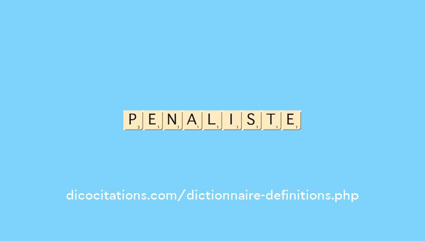 penaliste penaliste