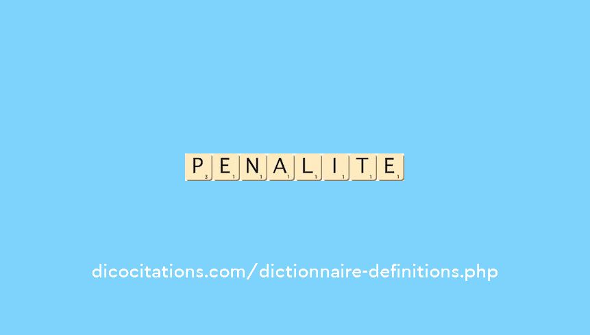 penalite