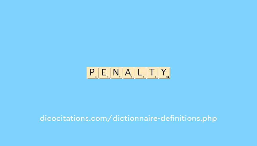 penalty penalty