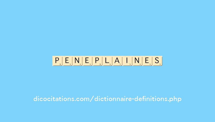 peneplaines peneplaines