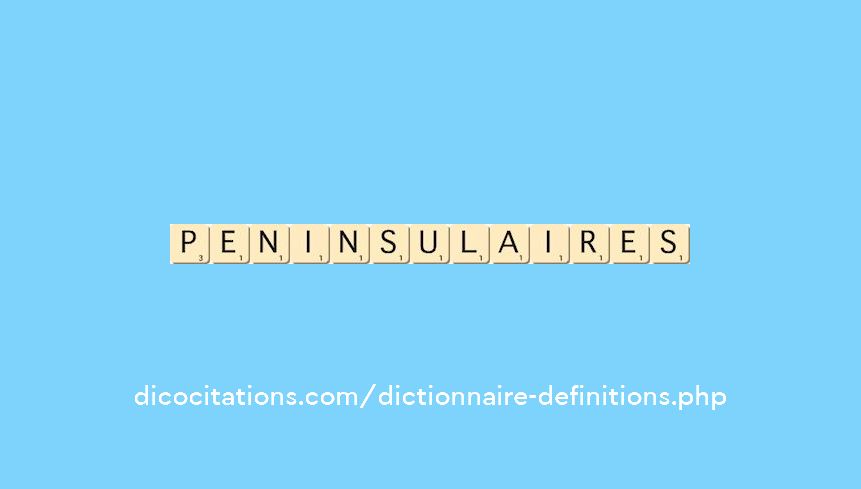 peninsulaires