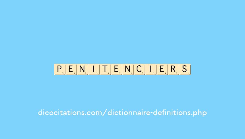 penitenciers penitenciers