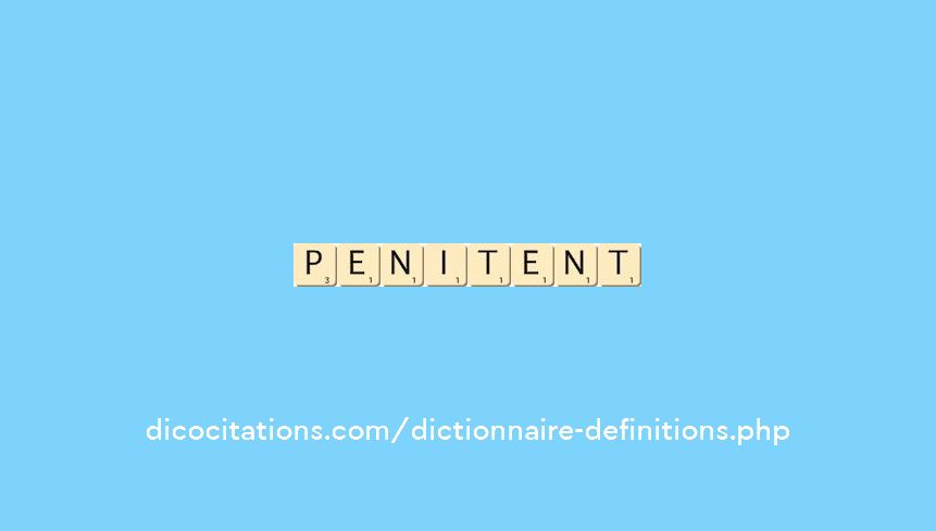 penitent penitent