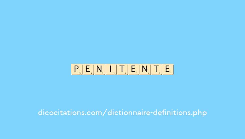 penitente penitente