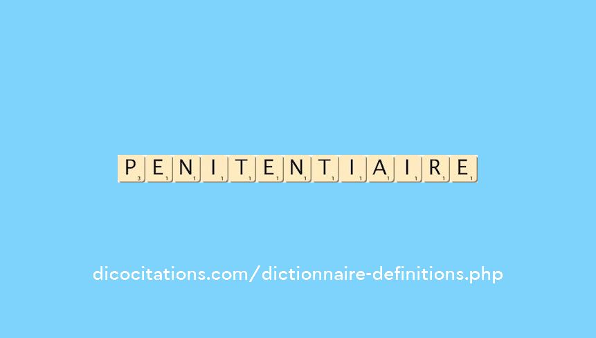 penitentiaire