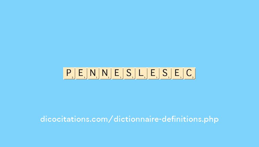 pennes-le-sec