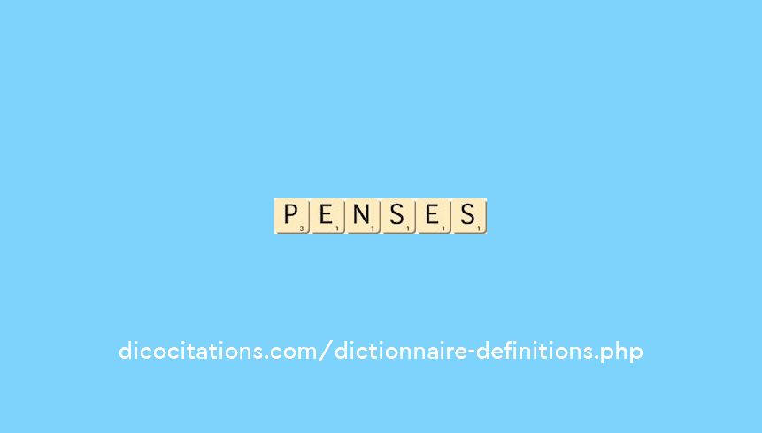 penses penses