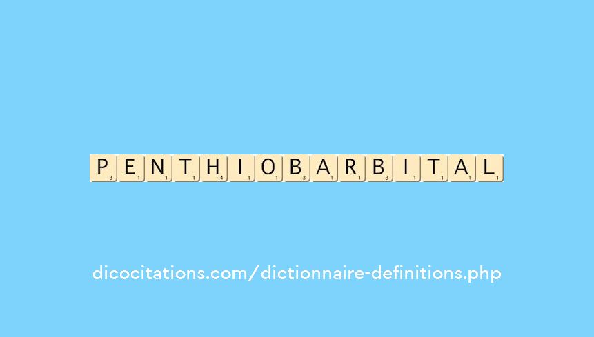 penthiobarbital penthiobarbital