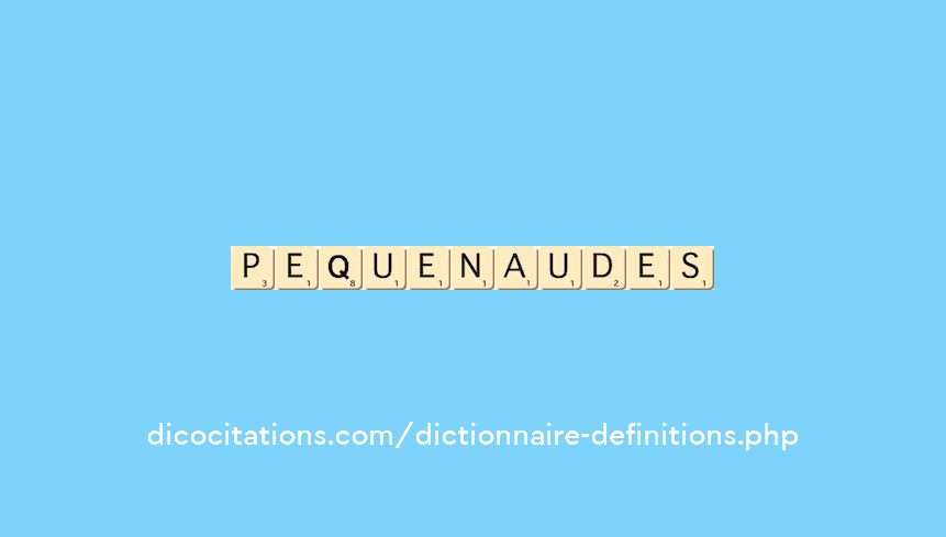 pequenaudes pequenaudes
